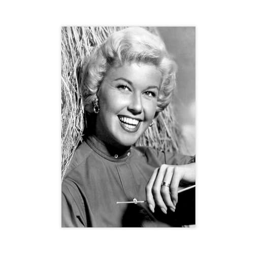 Doris Day – Retro Schauspieler Poster Leinwand Poster Schlafzimmer Dekor Sport Landschaft Büro Zimmer Dekor Geschenk Unrahmen-Stil 20 x 30 cm von SPERKY