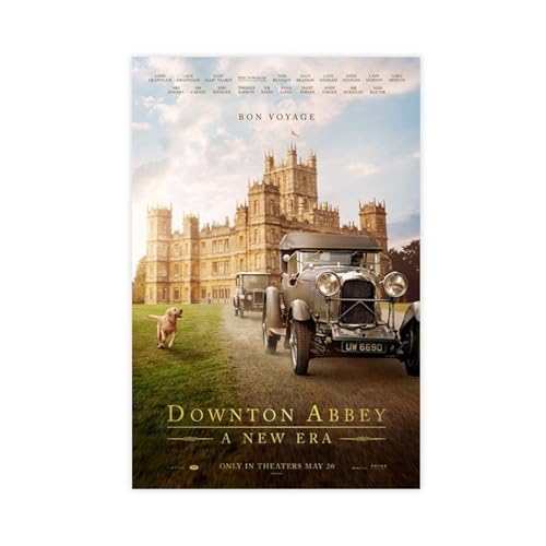 Downton Abbey – New Era – Filmposter auf Leinwand, Schlafzimmer, Dekoration, Sport, Landschaft, Büro, Raumdekoration, Geschenk, ungerahmt, 40 x 60 cm von SPERKY