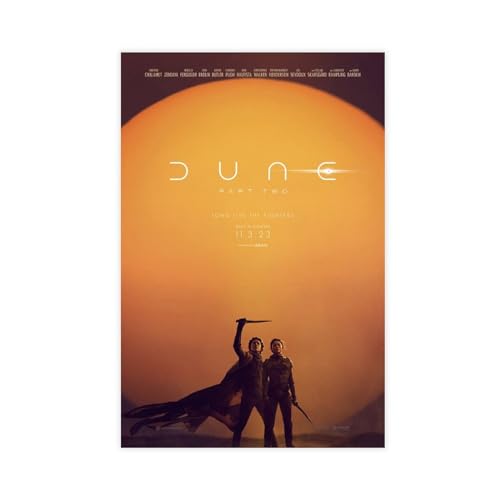 Dune – Filmposter auf Leinwand, Schlafzimmer, Dekoration, Sport, Landschaft, Büro, Raumdekoration, Geschenk, ungerahmt, 60 x 90 cm von SPERKY