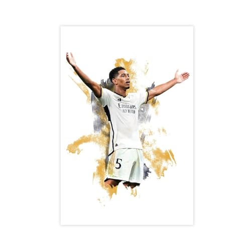 Jude Bellingham – Fußballspieler-Poster, Leinwand-Poster, Schlafzimmer-Dekor, Sportlandschaft, Büro, Raumdekoration, Geschenk, ungerahmt, 20 x 30 cm Jude Bellingham – Fußballspieler-Poster, Leinwand-Poster, Schlafzimmer-Dekor, Sportlandschaft, Büro, Raumdekoration, Geschenk, ungerahmt, 20 x 30 cm von SPERKY