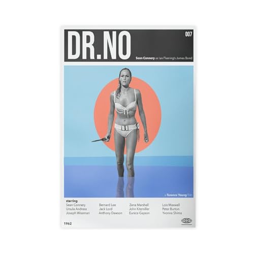 SPERKY DR.NO- Mittelalterliches Filmposter auf Leinwand, Wandkunst, Dekor, Bild, Gemälde für Wohnzimmer, Schlafzimmer, Dekoration, ungerahmt, 40 x 60 cm von SPERKY