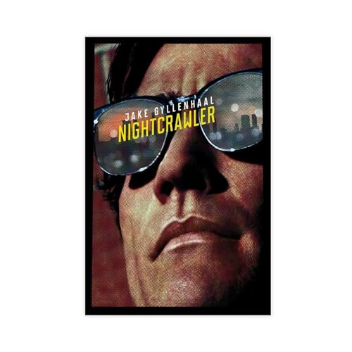 SPERKY Nightcrawler – Filmposter auf Leinwand, Poster, Wandkunst, Dekor, Bild, Gemälde für Wohnzimmer, Schlafzimmer, Dekoration, ungerahmt, 30 x 45 cm von SPERKY