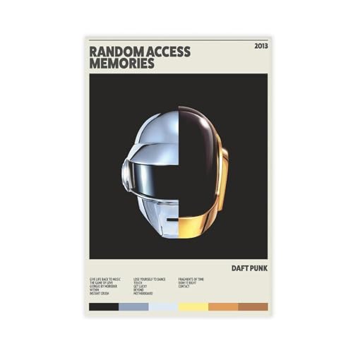 SPERKY Random Access Memories – Musikalbum-Poster, Leinwand-Poster, Wandkunst, Dekordruck, Bild, Gemälde für Wohnzimmer, Schlafzimmer, Dekoration, ungerahmt, 40 x 60 cm von SPERKY