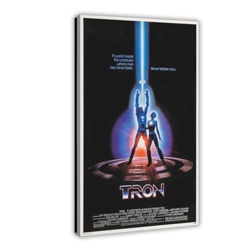 SPERKY Tron – Filmposter auf Leinwand, Poster, Wandkunst, Dekordruck, Bild, Gemälde für Wohnzimmer, Schlafzimmer, Dekoration, Rahmenstil, 20 x 30 cm von SPERKY