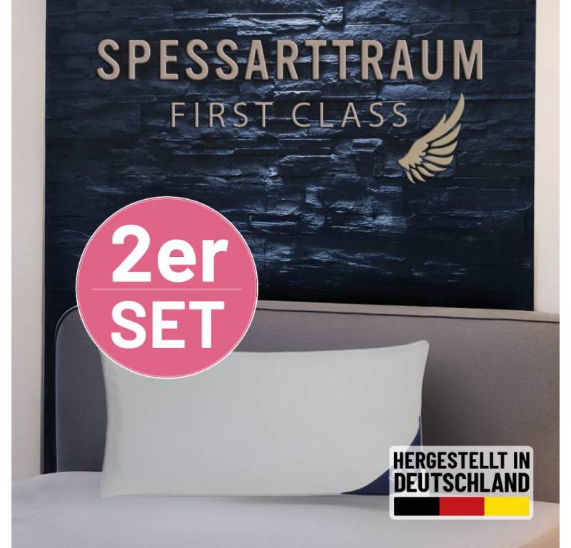 SPESSARTTRAUM Federkissen FIRST CLASS, Füllung: 85% Federn, 15% Daunen, Bezug: 100% Baumwolle, Kopfkissen in verschiedenen Größen erhältlich, im Set günstiger von SPESSARTTRAUM