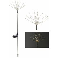 Led Solar Gartenstecker firework - 75 led - Solarleuchte mit biegsamen Drähten von SPETEBO