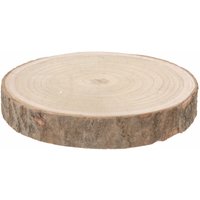 Echtholz Baumscheibe natur - 18-23cm - Deko Holz Baum Scheibe Basteln Brandmalen von SPETEBO