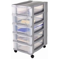 Schubladenschrank rollbar - Rollcontainer Ordnungshelfer Roll Schrank mit Rollen von SPETEBO