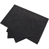 Spetebo - Schmutzfangmatte schwarz - 120 x 80 cm - Fußmatte Fußabtreter Türmatte Außen von SPETEBO