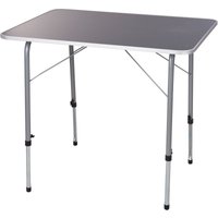 Metall Klapptisch 80x60 cm - höhenverstellbar - Outdoor Camping Tisch Gartentisch stabil von SPETEBO