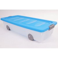 Unterbettkommode mit Rollen und Klappdeckel - 40 Liter - in bunten Farben von SPETEBO