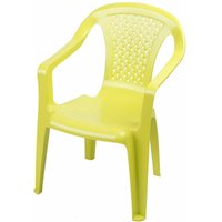 Spetebo - Kinder Gartenstuhl aus Kunststoff - grün - Robuster Stapelstuhl für Kleinkinder - Monoblock Stuhl Kinderstuhl Spielstuhl Sitz Möbel von SPETEBO