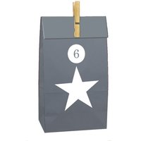 Spetebo - Adventskalender mit 24 Papiertüten zum selber Befüllen - diy Weihnachts Kalender mit Stern Motiv Spetebo - Adventskalender mit 24 Papiertüten zum selber Befüllen - diy Weihnachts Kalender mit Stern Motiv von SPETEBO