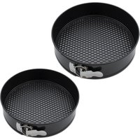 Back Springform 2er Set rund dunkelgrau PFOA-frei - 26 / 24 cm - Kuchen Backformen mit Antihaft-Beschichtung Back Springform 2er Set rund dunkelgrau PFOA-frei - 26 / 24 cm - Kuchen Backformen mit Antihaft-Beschichtung von SPETEBO