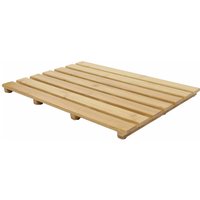Bambus Bade Matte rutschfest - 53 x 35 cm - Dusche Sauna Pool Spa Vorleger Rost von SPETEBO