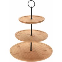 Bambus Etagere mit 3 Etagen - 35 cm - Etagenständer 3-stöckig - Servierplatte Bambus Servierständer Bambus Etagere mit 3 Etagen - 35 cm - Etagenständer 3-stöckig - Servierplatte Bambus Servierständer von SPETEBO