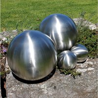 Spetebo - Edelstahl Gartenkugel 4er Set matt gebürstet - 10 / 15 / 20 cm - Deko Metall Hohlkugel silber - Dekokugel Metalldeko Gartendeko rund Spetebo - Edelstahl Gartenkugel 4er Set matt gebürstet - 10 / 15 / 20 cm - Deko Metall Hohlkugel silber - Dekokugel Metalldeko Gartendeko rund von SPETEBO