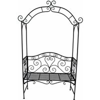 Eisenbank colima mit Rosenbogen - 200 x 124 x 48 cm - Nostalgische Metall Garten Sitz Bank Eisenbank colima mit Rosenbogen - 200 x 124 x 48 cm - Nostalgische Metall Garten Sitz Bank von SPETEBO