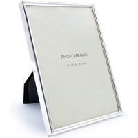 Spetebo - Fotorahmen zum Stellen aus Metall in silber - für 10 x 15 cm - Gerundeter Bilderrahmen rechteckig für Hoch- und Querformat Fotos Spetebo - Fotorahmen zum Stellen aus Metall in silber - für 10 x 15 cm - Gerundeter Bilderrahmen rechteckig für Hoch- und Querformat Fotos von SPETEBO