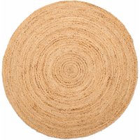 Jute Teppich handgewebt natur - rund / 150 cm - Bodenmatte Läufer Fußmatte ethno boho Style Jute Teppich handgewebt natur - rund / 150 cm - Bodenmatte Läufer Fußmatte ethno boho Style von SPETEBO