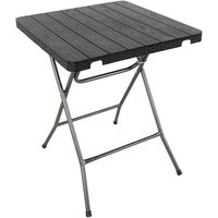 Klapptisch mit Holzoptik schwarz - 60 x 60 cm - Gartentisch klappbar im Holz Design Klapptisch mit Holzoptik schwarz - 60 x 60 cm - Gartentisch klappbar im Holz Design von SPETEBO