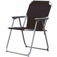 Klassischer Piccolo Klappstuhl - schwarz - Campingstuhl Angelstuhl Faltstuhl klappbar von SPETEBO