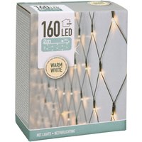 Spetebo - led Lichternetz mit 160 LEDs - warmweiß - für Innen und Außen - 200 x 100 cm von SPETEBO
