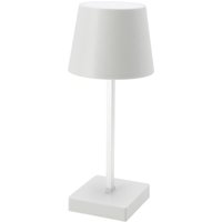 Spetebo - led Tischleuchte warm weiß - weiß / Batterie betrieben - Touch Leuchte Nachttischlampe Schreibtischlampe Deko Lampe von SPETEBO