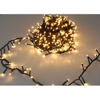 Led Lichterkette extra warm weiß - 560 led / 11 m - Weihnachtsbaum Deko Beleuchtung für Außen und Innen in warmweiß von SPETEBO