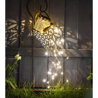 Led Solar Gießkanne mit Erdspieß - 21 x 16 cm - Garten Deko Beleuchtung 40 led in warm weiß beleuchtet Led Solar Gießkanne mit Erdspieß - 21 x 16 cm - Garten Deko Beleuchtung 40 led in warm weiß beleuchtet von SPETEBO
