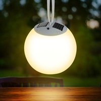 Spetebo - Premium Solar led Hängeleuchte - 20 cm / 4 led warm weiß - Garten Leucht Kugel Lampe Spetebo - Premium Solar led Hängeleuchte - 20 cm / 4 led warm weiß - Garten Leucht Kugel Lampe von SPETEBO