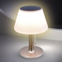 Solar Tischlampe warmweiß - 27 cm - led Gartenleuchte mit 3 Helligkeitsstufen von SPETEBO
