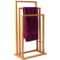 Spetebo - 1.09 Handtuchhalter Bambus - 40x24.5x82cm - Towel Rack von SPETEBO