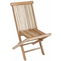 Teak Klappstuhl - 90 x 50 cm - klappbarer Garten Balkon Terrasse Stuhl massiv von SPETEBO