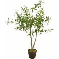 Spetebo - 3.08 Künstlicher Olivenbaum ca. 105 cm im Blumentopf von SPETEBO