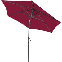 Spetebo - Sonnenschirm 200 cm mit Knickgelenk - 5 Farben wählbar (Rot) von SPETEBO