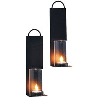 Spetebo - Wandkerzenhalter - 2er Set - für Teelichter Spetebo - Wandkerzenhalter - 2er Set - für Teelichter von SPETEBO