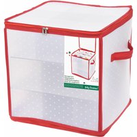 Spetebo - Aufbewahrungsbox für Christbaumkugeln - mit 27 Fächern - Weihnachtsschmuck Sortierbox von SPETEBO