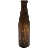 Spetebo - Holz Blumenvase xxl Flasche braun - 40 cm - Deko Vase für Kunstpflanzen - Tischdeko Fensterdeko für Pampasgras Trockenblumen von SPETEBO