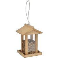 Holz Vogel Futterhaus zum Hängen 22cm - Futterstation Futterstelle Vogelhäuschen von SPETEBO
