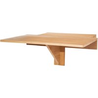 Spetebo - Holz Wandtisch klappbar - 60 x 40 cm - Klapptisch platzsparend zur Wandmontage - Küchentisch Esstisch Bistrotisch Buffettisch Hängetisch von SPETEBO