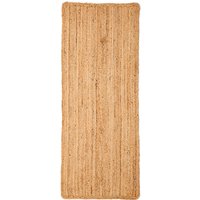 Spetebo - Jute Teppich lola handgewebt natur - rechteckig / 200 x 80 cm - Bodenmatte Läufer Fußmatte ethno boho Style von SPETEBO