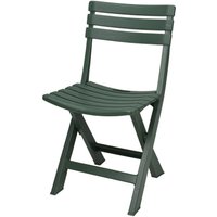 Spetebo - Kunststoff Klappstuhl 80 x 45 cm - waldgrün - Garten und Balkon Bistrostuhl klappbar - Gartenstuhl Campingstuhl Outdoor Faltstuhl für von SPETEBO