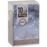 Lichterkette mit 10 led in kalt weiß - 130 cm - Weihnachts Tischlichterkette Deko Innen Beleuchtung Lichterkette mit 10 led in kalt weiß - 130 cm - Weihnachts Tischlichterkette Deko Innen Beleuchtung von SPETEBO