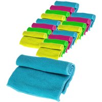 Spetebo - Microfaser Tuch 30 x 30 cm wiederverwendbar - 24 Stück - Multipack bunte Allzwecktücher - Mehrpack Putztuch Reinigungstuch Putzlappen von SPETEBO