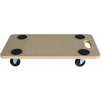 Schwerlast Transport Rollbrett Tragkraft 150 kg - 58 x 29 cm - Möbelroller Pflanzenroller Möbel Pflanzen Transporthilfe mit Griff von SPETEBO