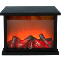 Spetebo - led Kamin Laterne mit Timer - 27 x 21 cm - Künstliches Kamin Feuer mit tanzenden Flammen von SPETEBO