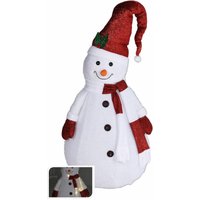 Xxl Stoff Schneemann beleuchtet - 140 cm / 20 led - Garten Deko Figur mit Timer Funktion Batterie betrieben Xxl Stoff Schneemann beleuchtet - 140 cm / 20 led - Garten Deko Figur mit Timer Funktion Batterie betrieben von SPETEBO