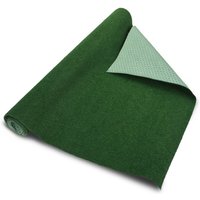 Spetebo - xl Rasen Teppich mit Drainage Noppen - 400 x 100 cm - Outdoor Kunstrasen Matte in grün von SPETEBO