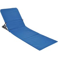 Strandmatte klappbar mit verstellbarer Rückenlehne - blau - Liegematte faltbar mit Tragegurt - Sonnenliege Gartenliege Sonnenmatte Liegematte für Strandmatte klappbar mit verstellbarer Rückenlehne - blau - Liegematte faltbar mit Tragegurt - Sonnenliege Gartenliege Sonnenmatte Liegematte für von SPETEBO